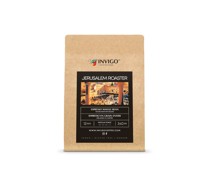 Jerusalem Roaster: House Master's Blend - Premium Medium Roast Espresso Coffee