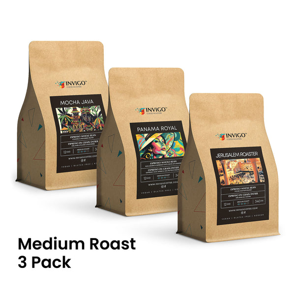 Medium Roast Coffee Bundle - 3 Pack