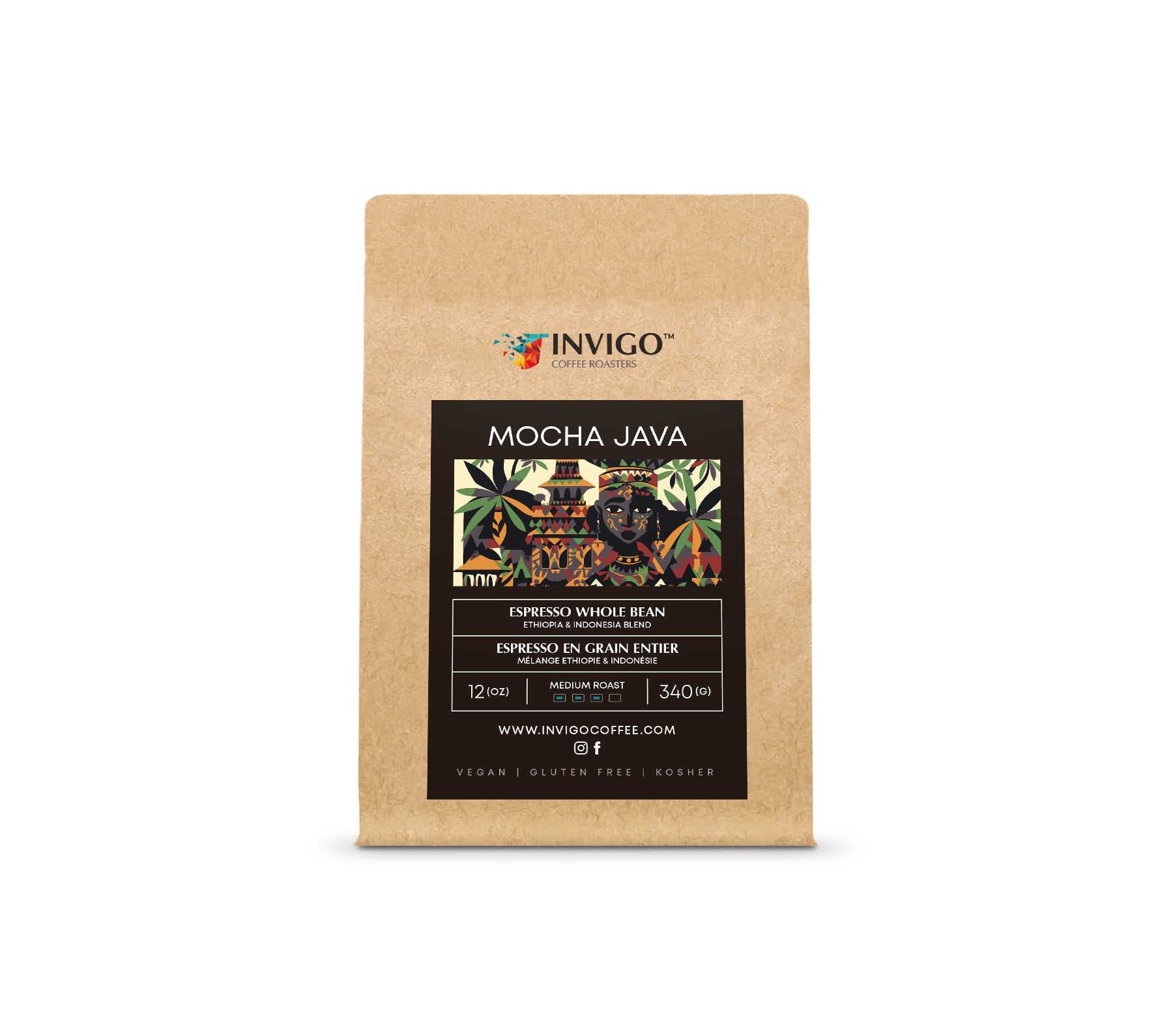 Mocha Java Espresso - Ethiopian & Indonesian Coffee Blend – Invigo ...
