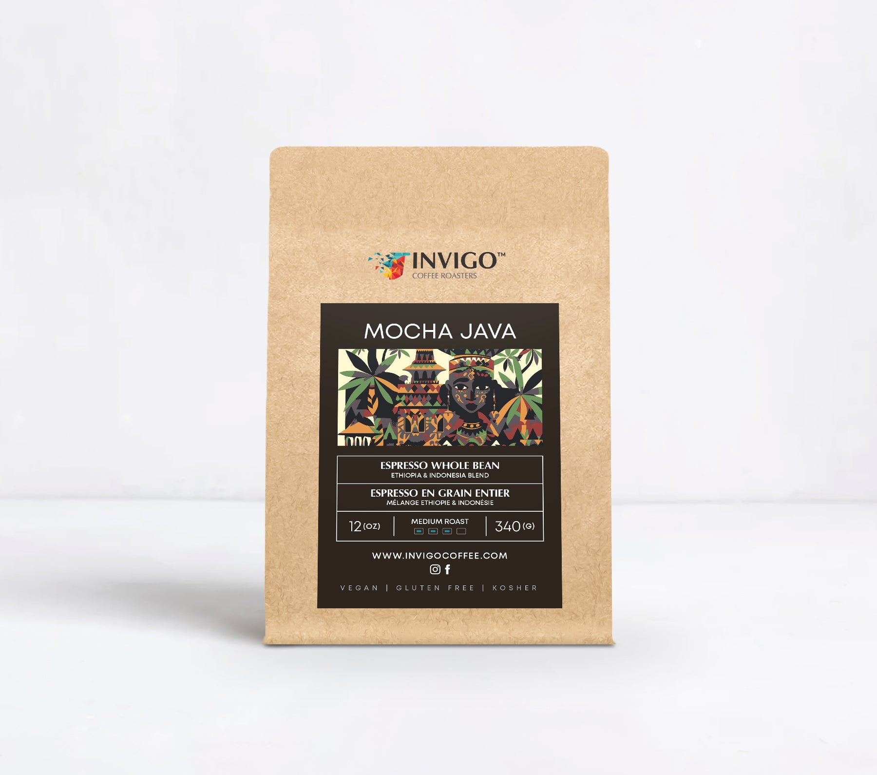 Mocha Java Espresso - Ethiopian & Indonesian Coffee Blend – Invigo ...