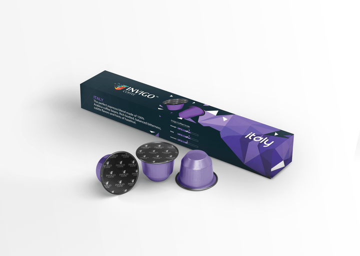 Italian Coffee Pods purple
